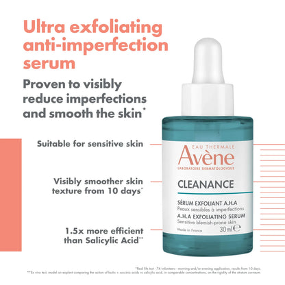 Avène Cleanance A.H.A Exfoliating Serum