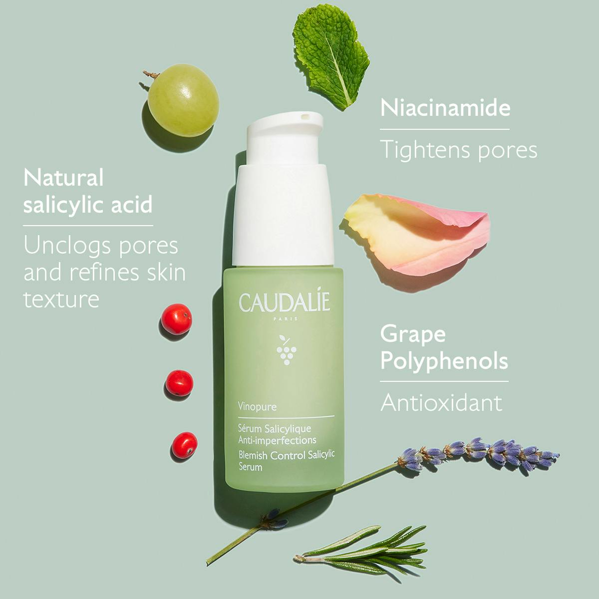 Caudalie Vinopure Blemish Control Salicylic Serum