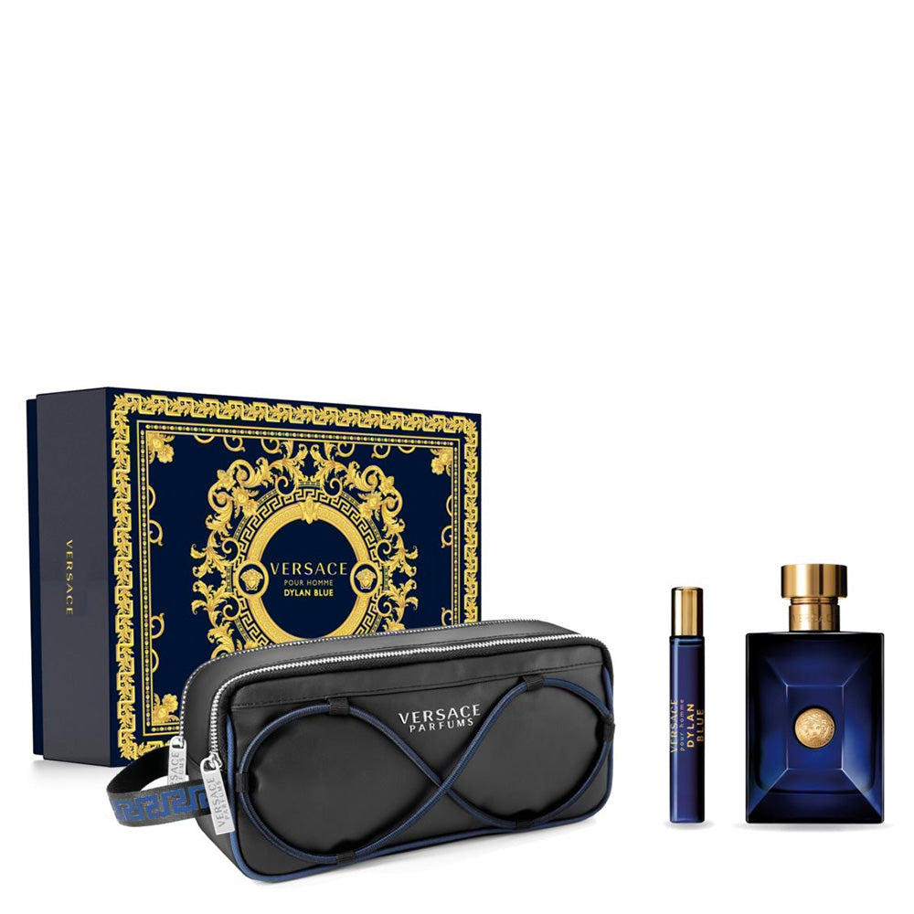 Versace Dylan Blue EDT 100ml Spray 3 Piece Gift Set