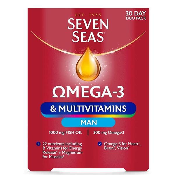 Seven Seas Omega 3 &amp; Multivitamins Man