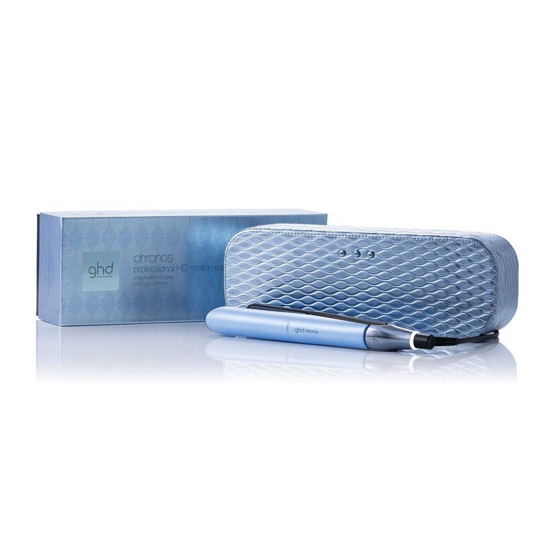 Ghd Chronos Limited Edition Gift Set Hair Straightener in Icy Blue