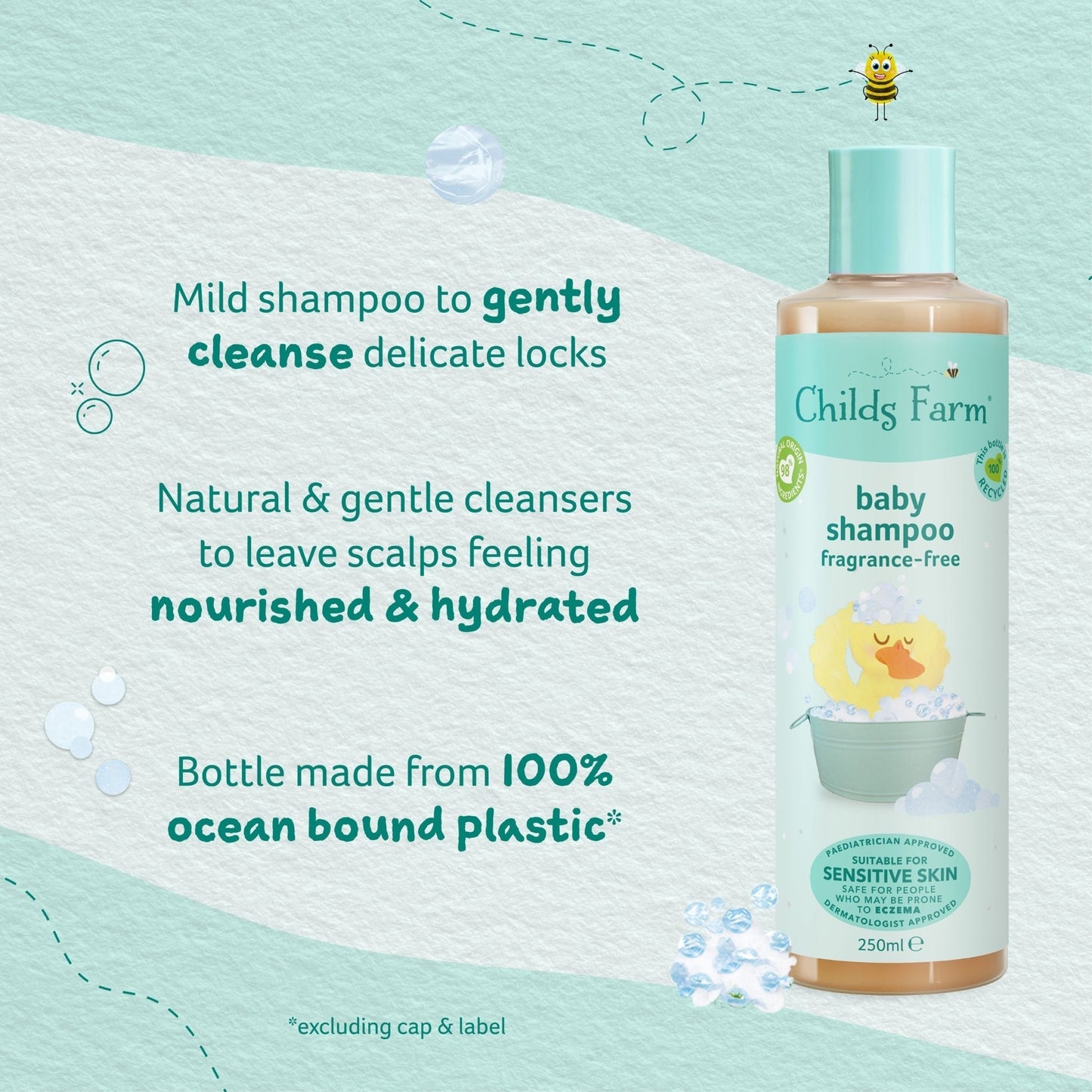 Childs Farm Baby Shampoo - Fragrance Free