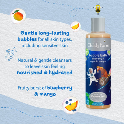 Childs Farm Bubble Bath - Blueberry &amp; Organic Mango