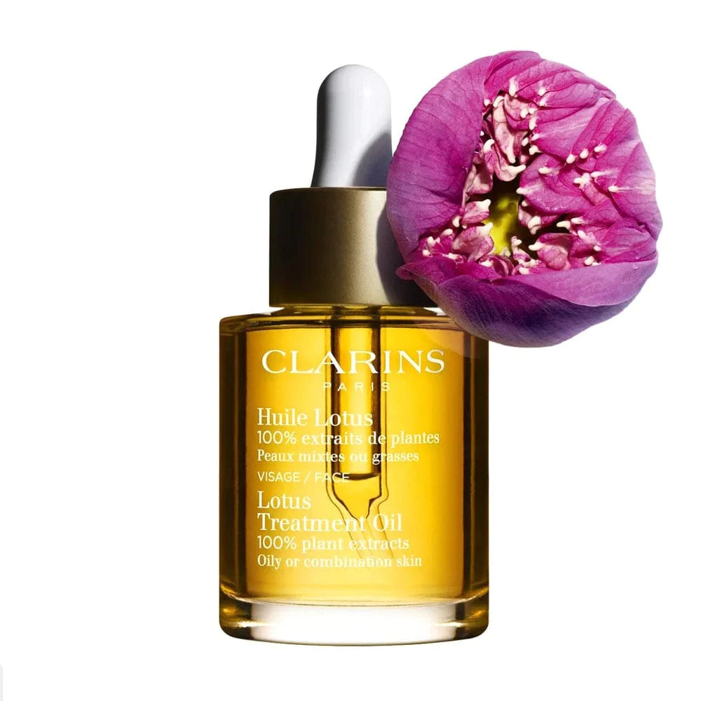 Clarins - Lotus Treatment Oil – Combination to oily skin