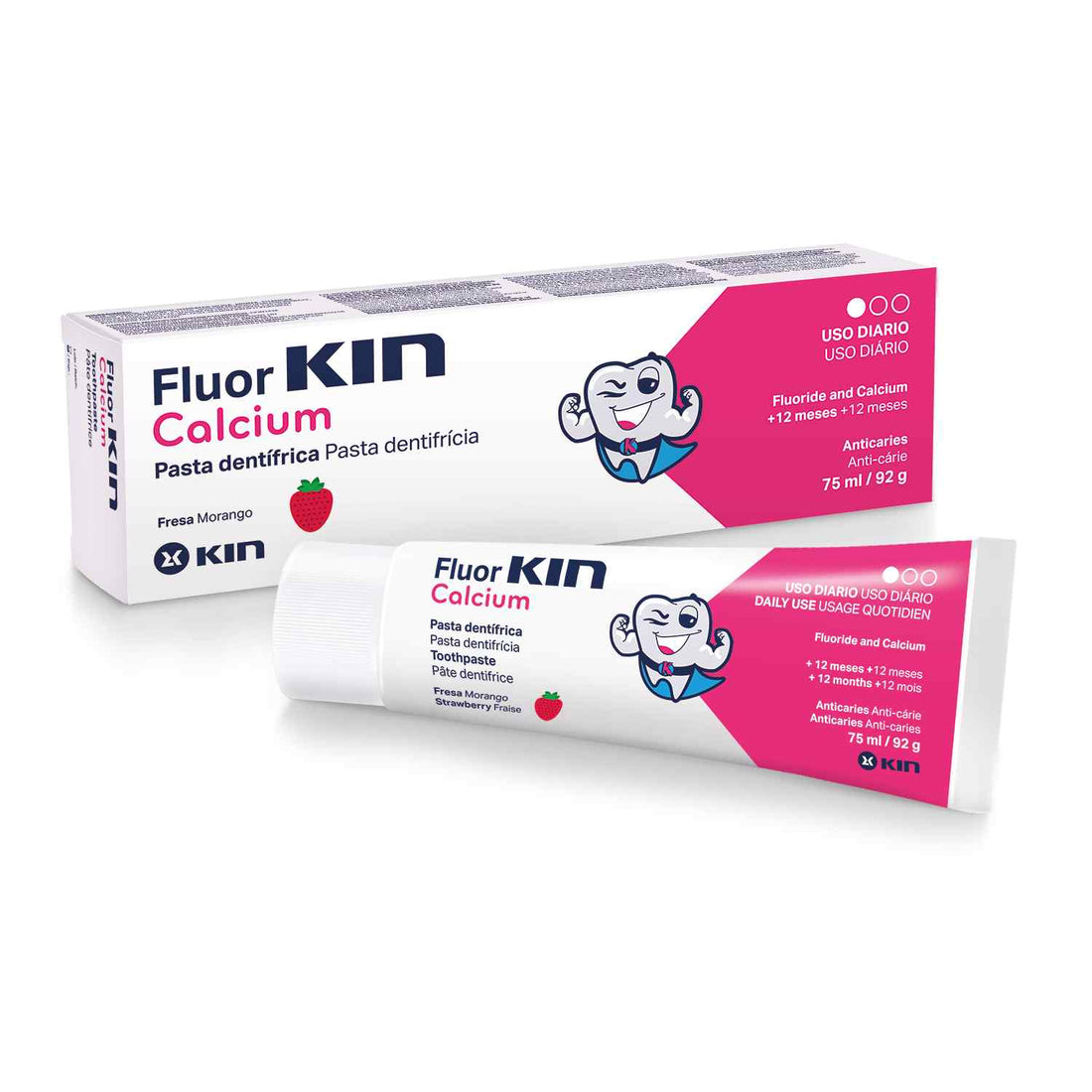 Kin - FlourKIN Strawberry Toothpaste