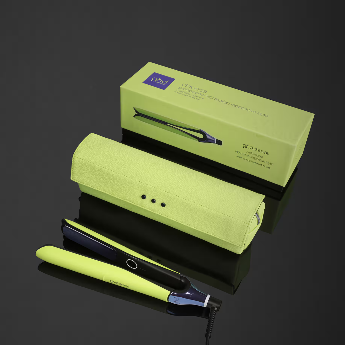 GHD Chronos Lime Green Straightener - Limited Edition