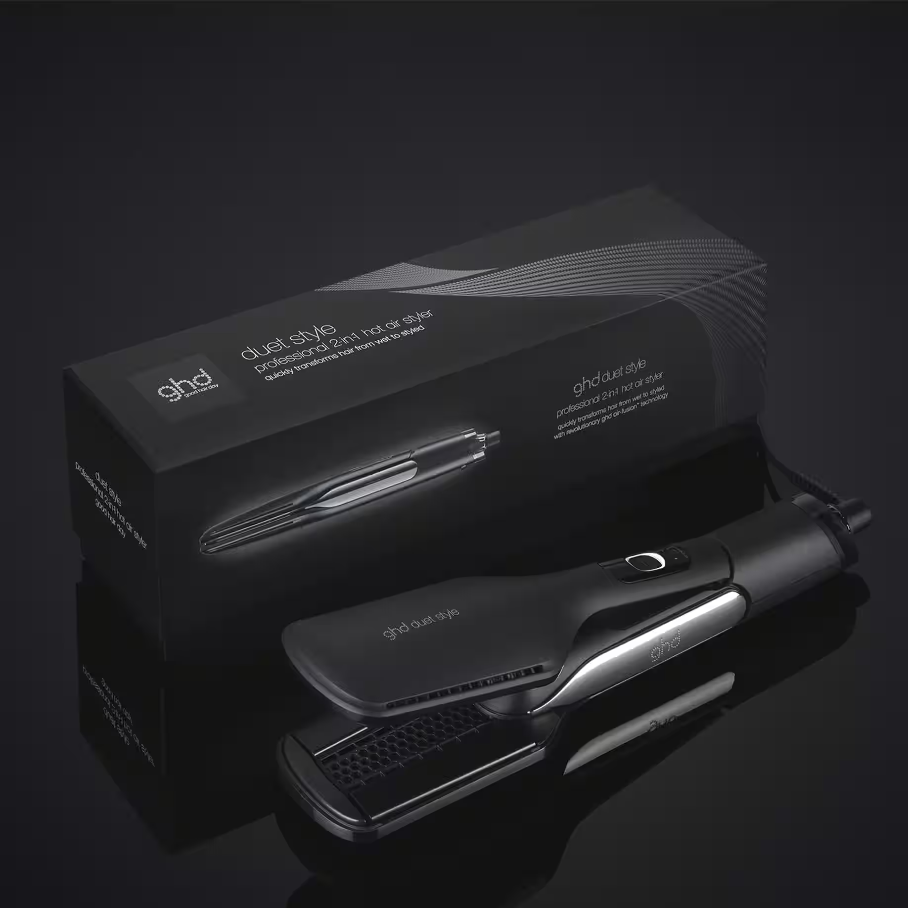 GHD Duet - 2 in 1 Hot Air Styler Black