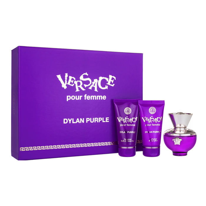 Versace Dylan Purple Pour Femme EDP 3 Piece Gift Set